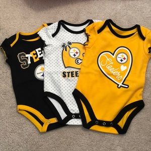 Brand New! Steelers onesies